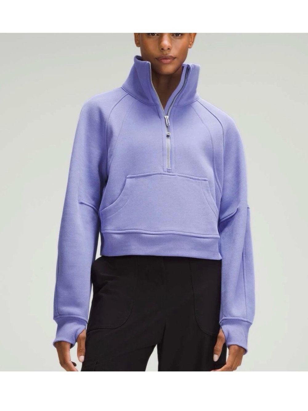 Lululemon Scuba Oversized
Funnel Neck Half Zip
Lavender top